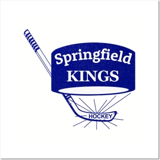 Defunct Springfield Kings Hockey 1976 Posters and Art